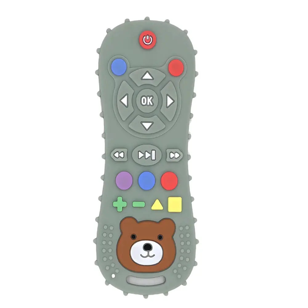 Remote Control Style Baby Teether Silicone Teething Toy Pacifier Bracelet 1 To 3 Pieces