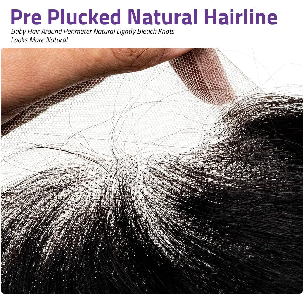 Body Wave 40 Inch HD Transparent Lace Front Hair Wig 13x6 5x5 Glueless Swiss Lace 220 Density Pre Plucked For Women