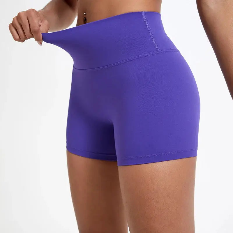 Hearuisavy Womens Running Shorts Compression High Waist Buttock Lift Leggings For Cycling Yoga Breathable Fitness Gear
