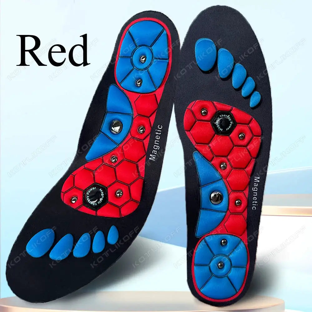 Medical Magnetic Therapy Insoles For Sports And Foot Health Acupressure Massage Anti Fatigue Weight Loss