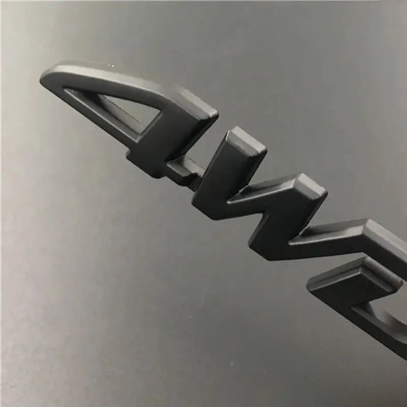3D chrome metal car badge 4WD emblem for fender and trunk Simples Market