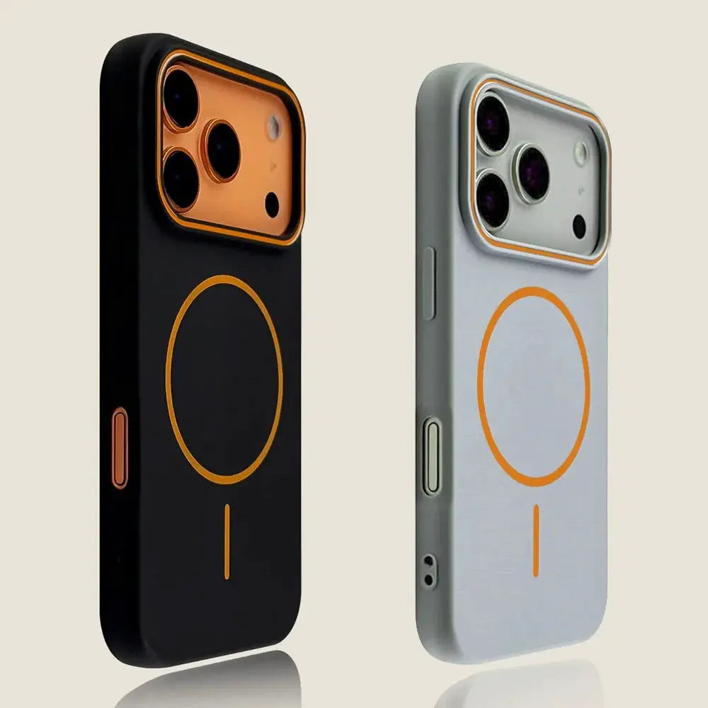 Luxury Magnetic Matte Soft Phone Case For iPhone 11 To 17 Pro Max MagSafe Compatible Shockproof Wireless Charging