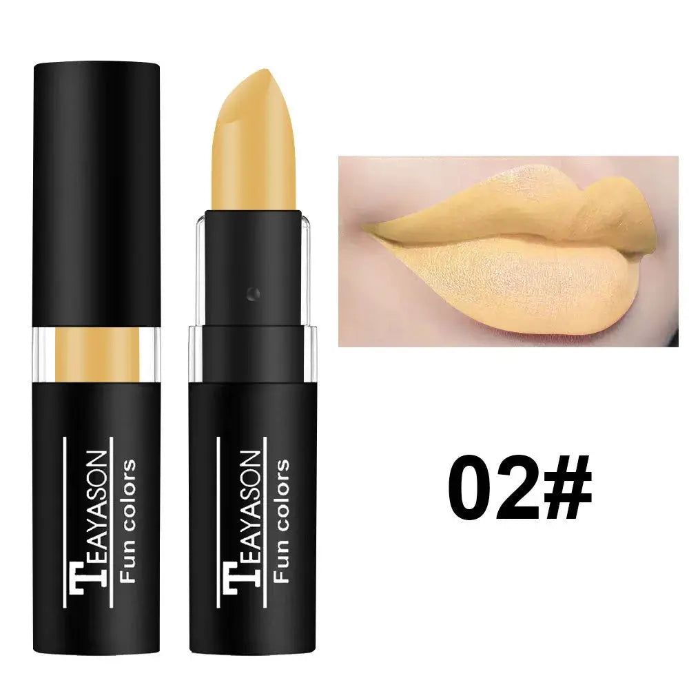 12 Color Matte Lipstick Set Waterproof Long Lasting Lip Color Red Black Blue Purple Green