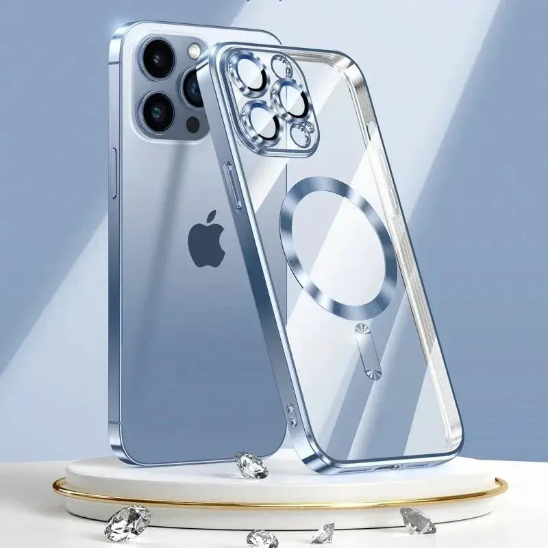 Soft Clear Case For iPhone 17 Air 16 15 14 13 12 11 Pro Max MagSafe Wireless Charging Shockproof TPU Cover