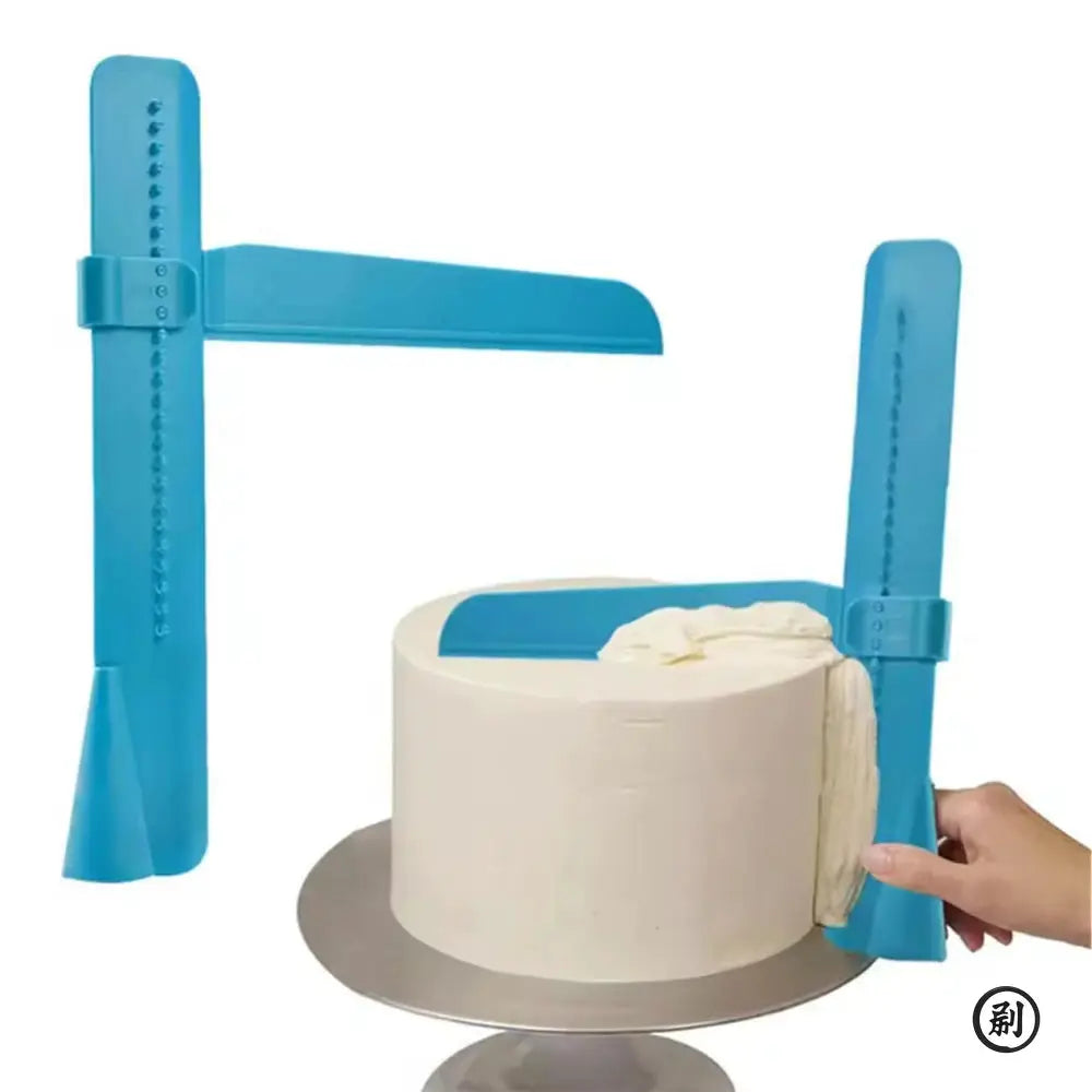 One Piece Cake Scraper Smoother Fondant Spatula For Smooth Buttercream And Fondant Finishes
