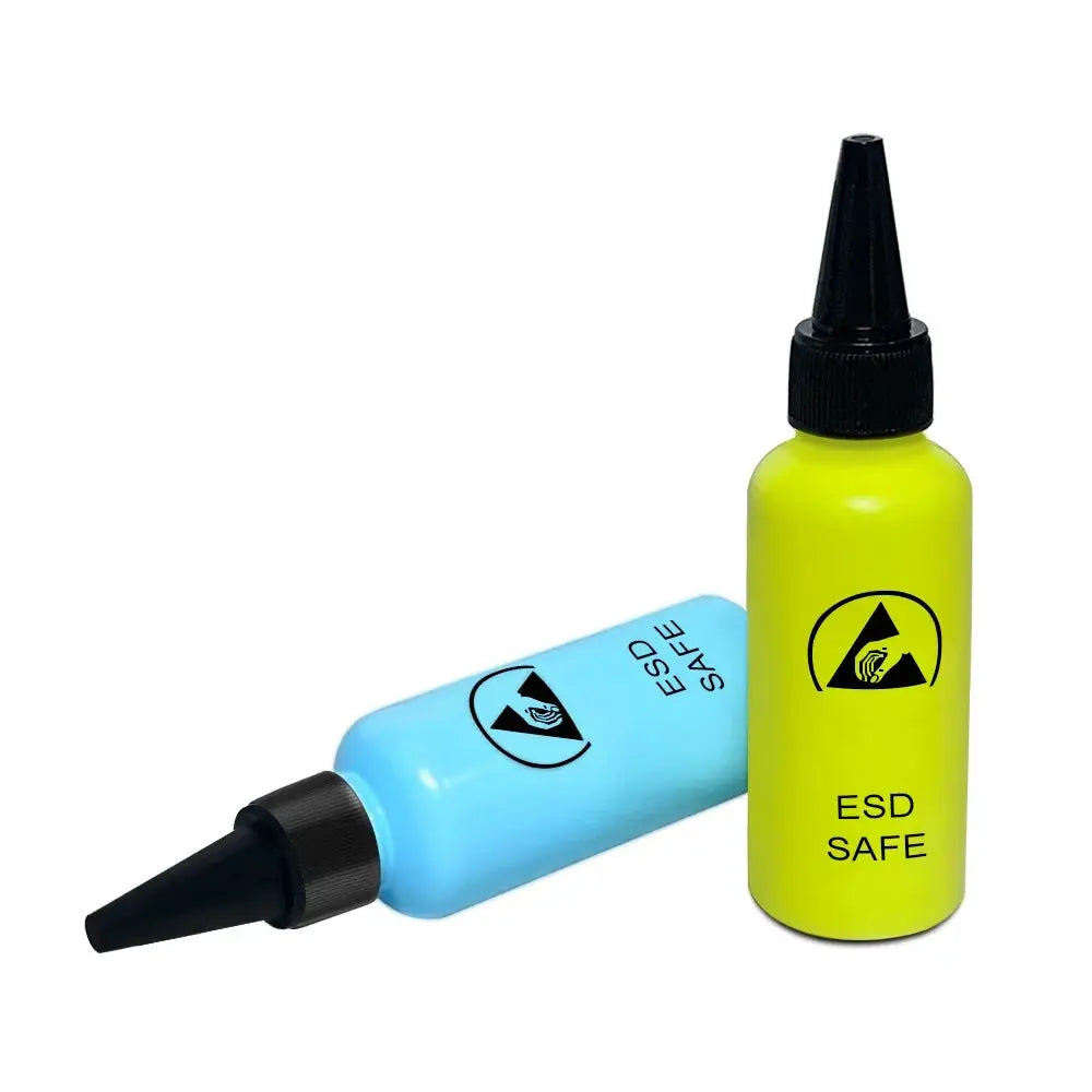 65ML Alcohol Dispensing Bottle With Needle Anti Static Solvent Water For Rosin Wash Mobile Phone Repair Leak Proof
