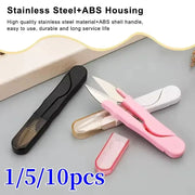 U Shaped Sewing Scissors For Embroidery And Cross Stitch Precision Thread Cutter Yarn Tailor Scissors Fabric Craft Tools