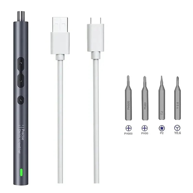 6 In 1 Precision Electric Screwdriver Set Cordless Rechargeable Magnetic Bits For Xiaomi Mobile Phone Repair