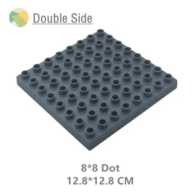 9 Sizes Big Building Plastic Blocks Base Plates Compatible With Large Bricks And Assembly Figures For Kids Toys