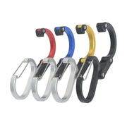 Multifunctional Hybrid Gear Clip Carabiner With 360 Degree Rotating Hook And Strong Buckle For Camping Hiking Travel