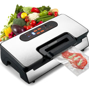 SucceBuy Vacuum Sealer 90 Kpa 130W With Free 10 Bags For Kitchen