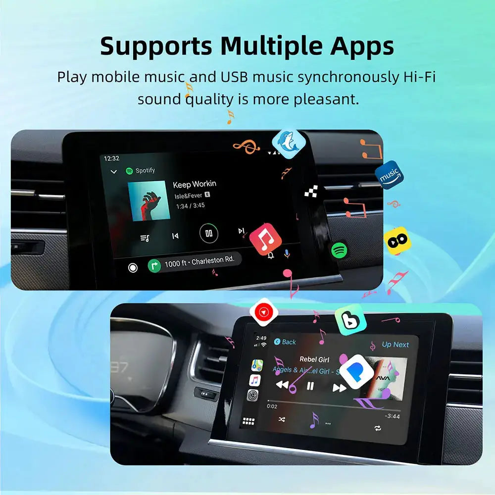 Simples Market wireless CarPlay and Android Auto multimedia head unit for Peugeot and Citroën SMEG MRN (2013–2018)