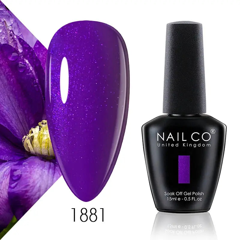 Nailco 131 Colors Gel Nail Polish LED Gel 15ml Vibrant Long Lasting Hybrid Varnish For Manicure