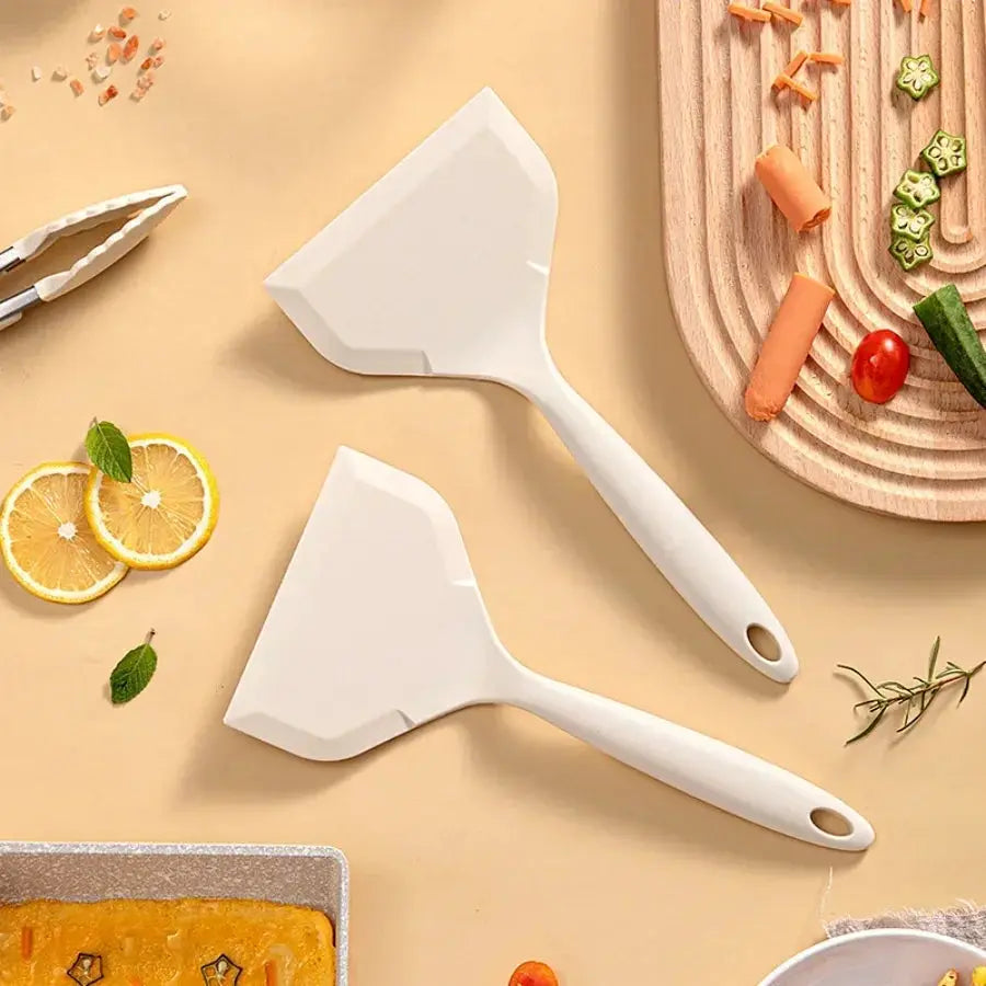 Silicone Heat Resistant Spatula Food Grade Nonstick Kitchen Tool For Frying Pan Griddle Pancake Sushi Steak Fish