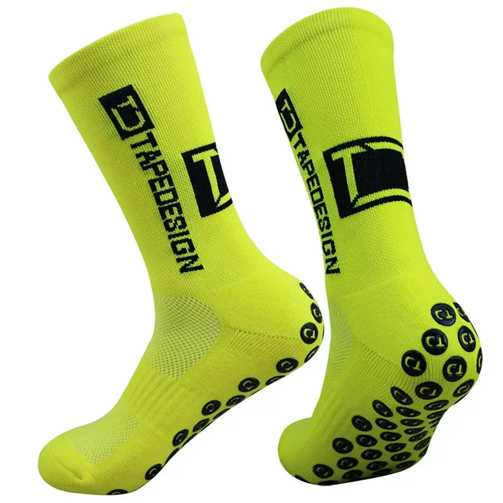 Mens Non Slip Soccer Socks With Non Skid Grip For Football Basketball Cycling And Training Performance