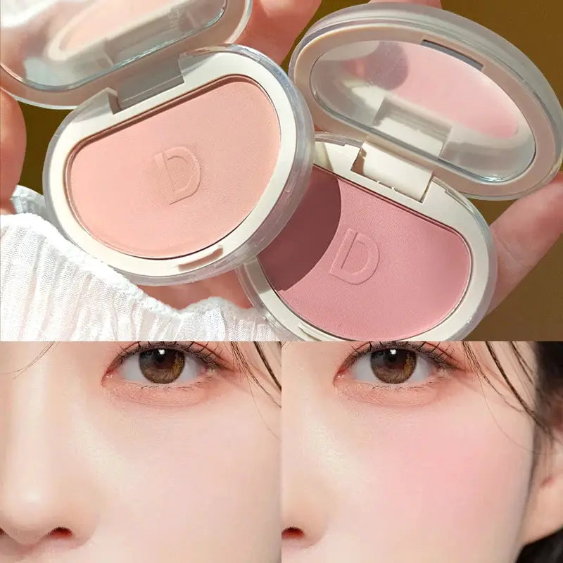 DaimAnpu Monochrome Honey Powder Blusher High Gloss Natural Brightening Rouge Setting Powder Cream