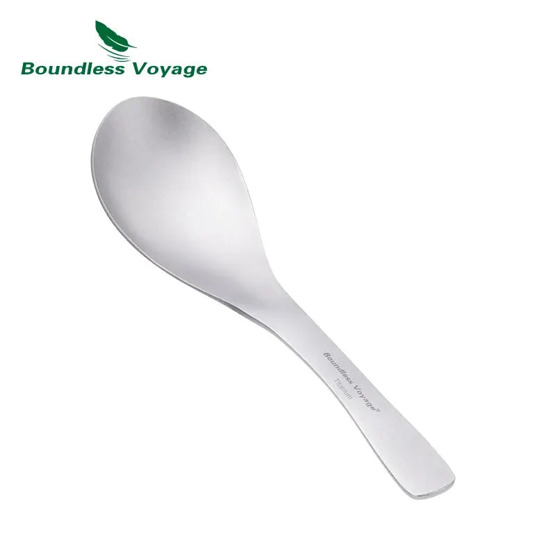 Boundless Voyage titanium spoon by Simples Market, silver