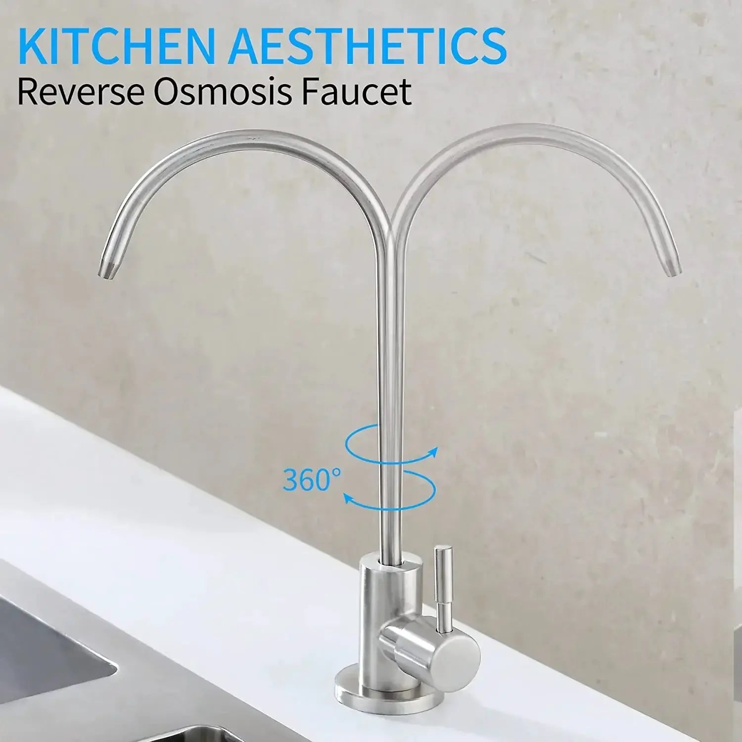 Water Purifier Faucet Lead Free Filtered Faucet Fits Reverse Osmosis Units And Water Filtration System Kitchen RO Faucet