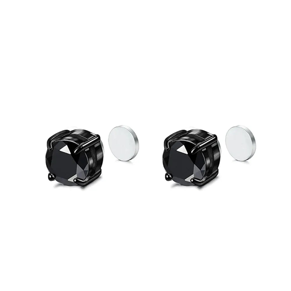 Crystal Magnetic Clip Earrings Non Piercing Fashion Jewelry For Men And Women Gift