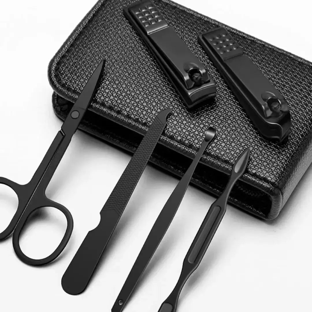 Nail Scissors Set 6 Piece Portable High End Manicure Beauty Tools For Men And Women