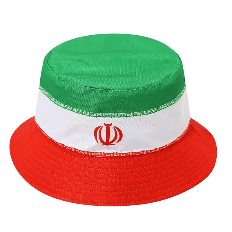 National Flags Reversible Bucket Hat For Men Women Football Fans