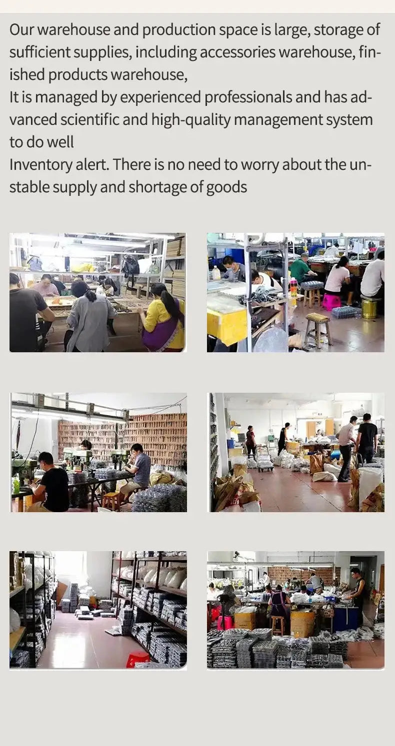 LONGLUX automatic watch factory scene with workers at assembly lines assembling mechanical wristwatches