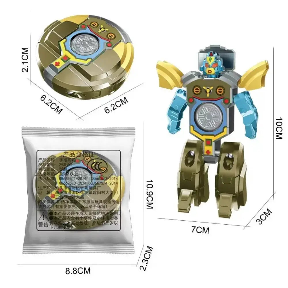 New 360 Rotating Ball Deformation Robot Fingertip Gyro Toy For Stress Relief Decompression Adults And Kids Gift