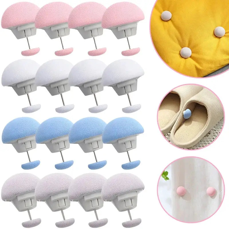 4 To 8 Pack Bed Sheet Quilt Clips One Button Duvet Cover Fastener Clips Anti Slip Blanket Buckles Quilt Holder Grippers