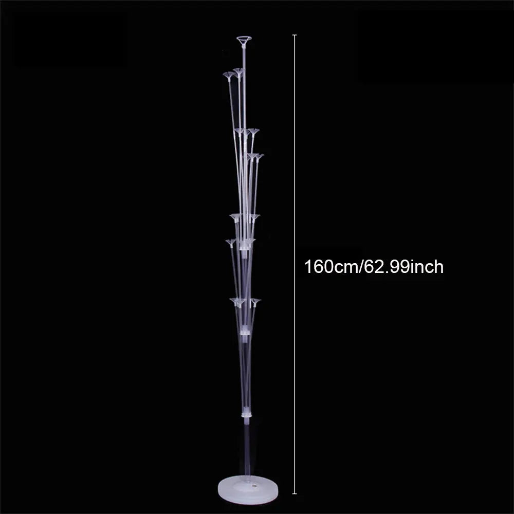 Runto 1Set Birthday Balloon Stand Kit With Base And Pole For Wedding And Birthday Party Decoration