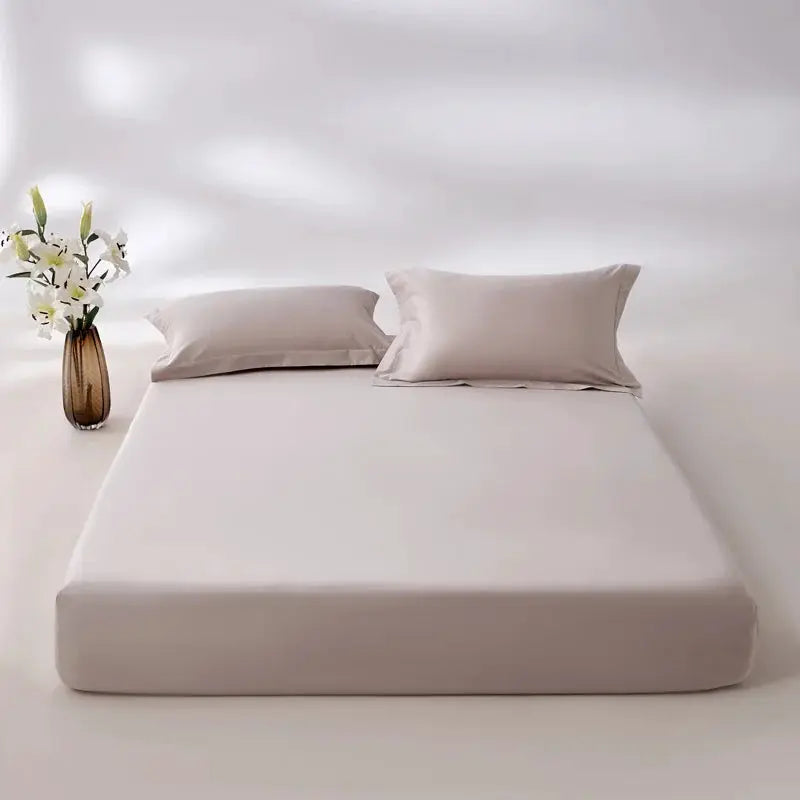 Simples Market Egyptian cotton fitted sheet, white, ultra-soft 800TC