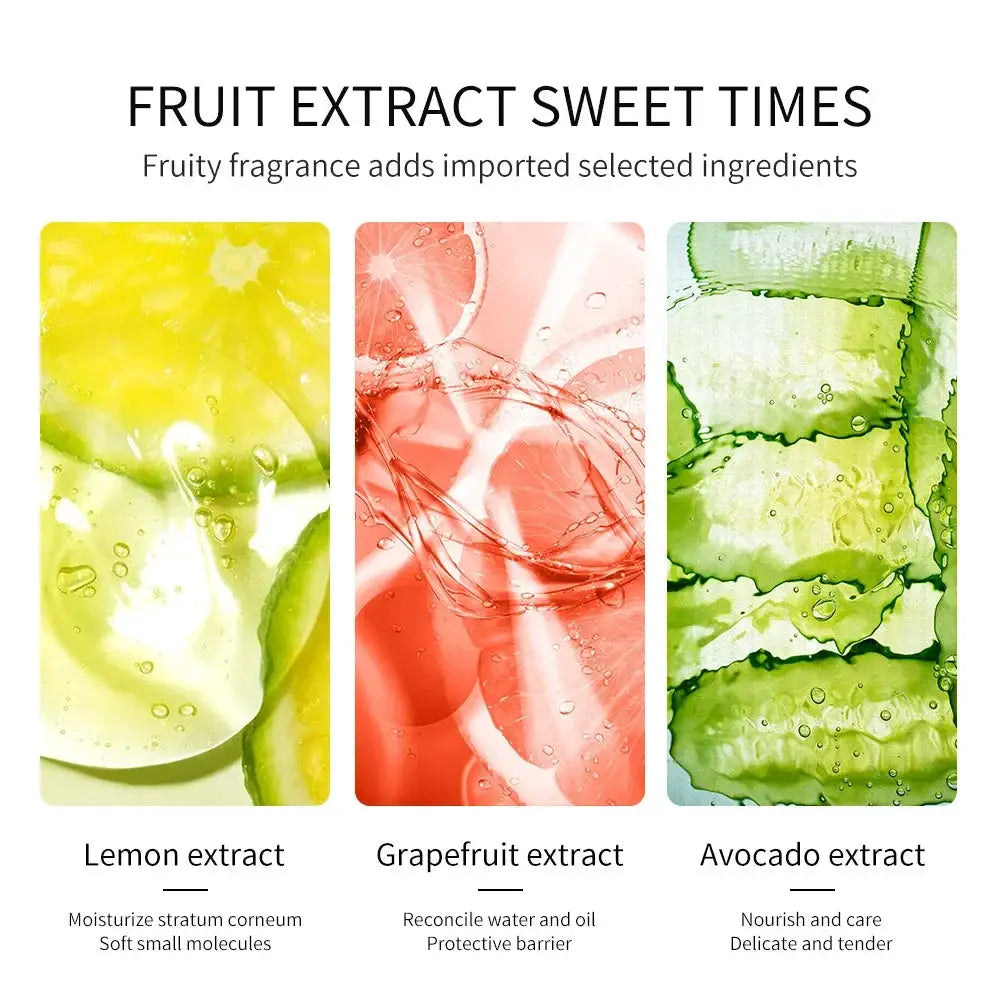 5 Piece Fruit And Plant Scented Hand Cream Set Moisturizing Repair For Dry Hands Skin Care