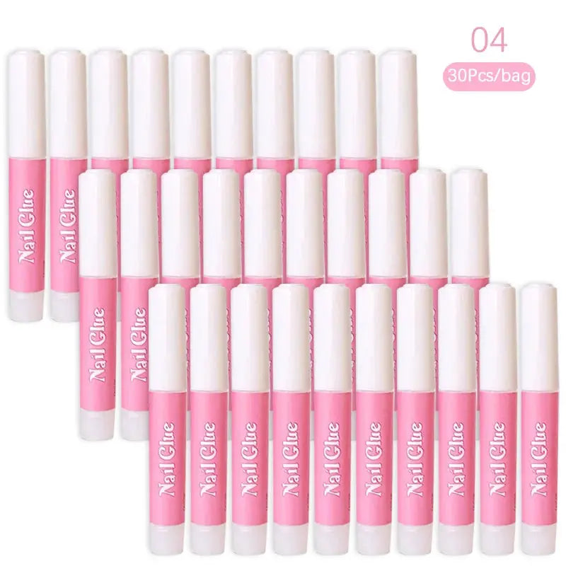 GlamBond Water Based Nail Glue Set For False Nails Press On Acrylic Tips Long Lasting Adhesion
