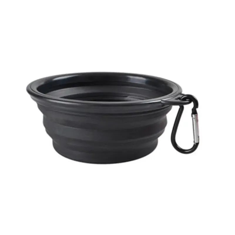 Portable Pet Food Bowl Durable TPR Collapsible Cat Dog Travel Outdoor Water Bowl