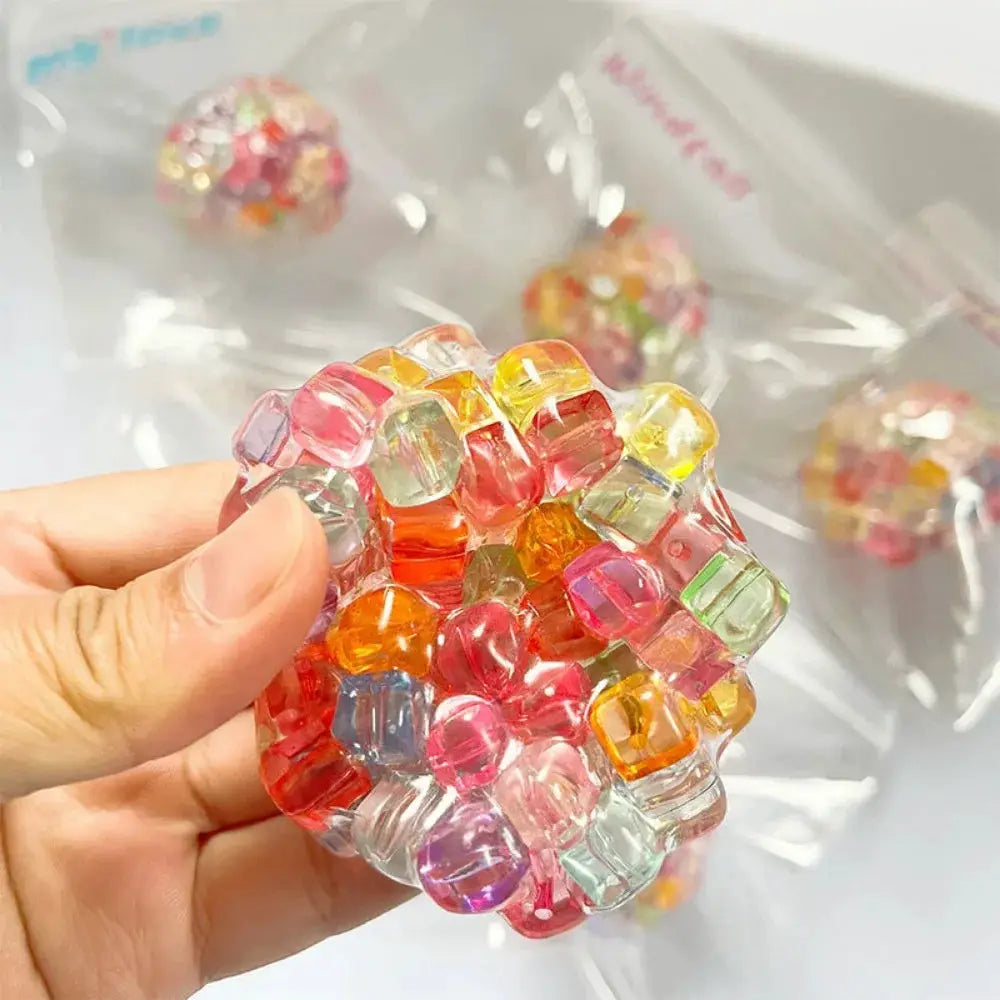 Squishy Balls Ice Beads Stress Relief Toy Super Soft Sensory Fidget Toys For Kids And Adults Anxiety Relief Squeeze Gift