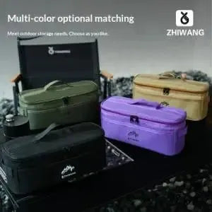 Insulated waterproof camping storage bags set from ZHIWANG in multiple colors, foldable (30L/42L/56L), large-capacity