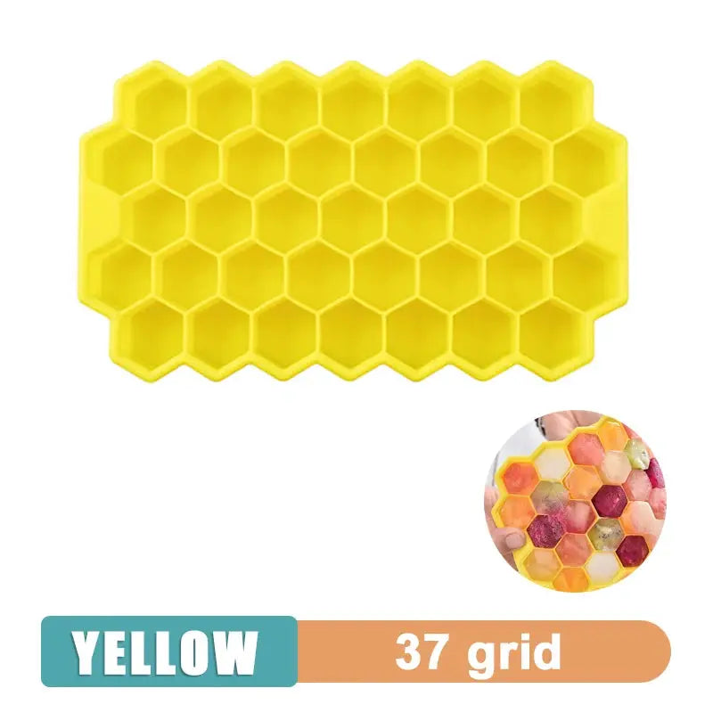 4 6 8 15 Grid Silicone Ice Tray Mold Large Food Grade Ice Cube Tray Square DIY Ice Maker