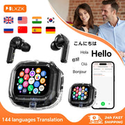 NovaSound Wireless Bluetooth Headphones RealTime Translation 144 Languages For Business Travel With Touch Control