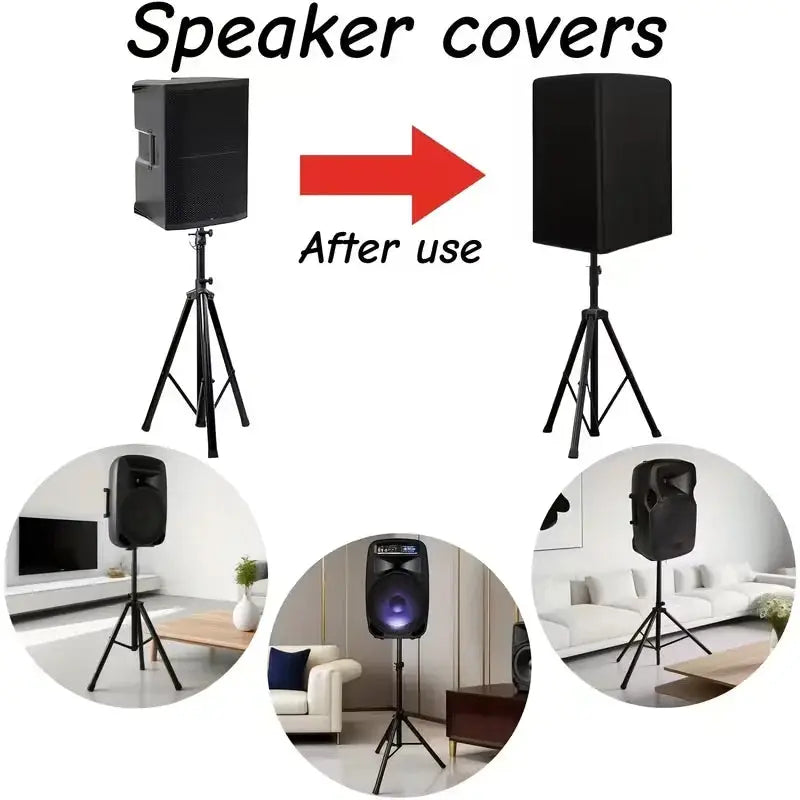 Speaker covers Simples Market black 210D Oxford cloth, water and dust resistant, multiple sizes