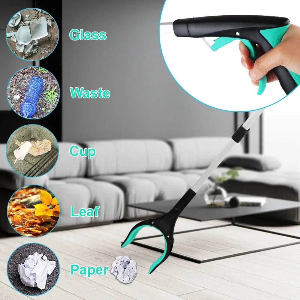 Multifunctional Foldable Collapsible Garbage Grabber And Litter Reachers Pickers Hand Tools Portable