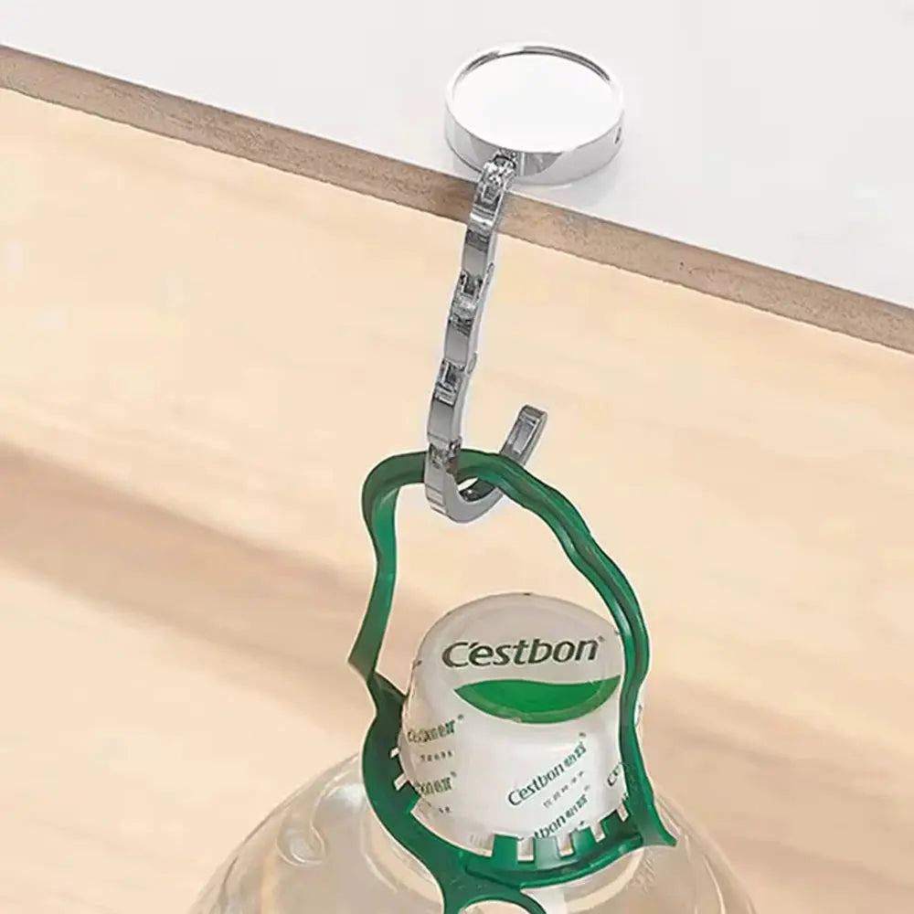 Portable Foldable Bag Hook For Table Edge Bag Holder Zinc Alloy With Strong Load Bearing Capacity