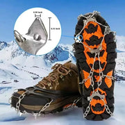 Winter Outdoor Hiking Snow Spikes Crampons Ice Grippers Cleats Boots Covers for Shoes Anti Slip