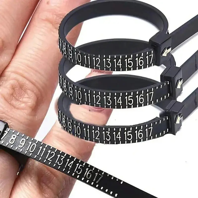 Ring Size Measuring Tool One Piece Ring Sizer For Men And Women Finger Size Jewelry Tool