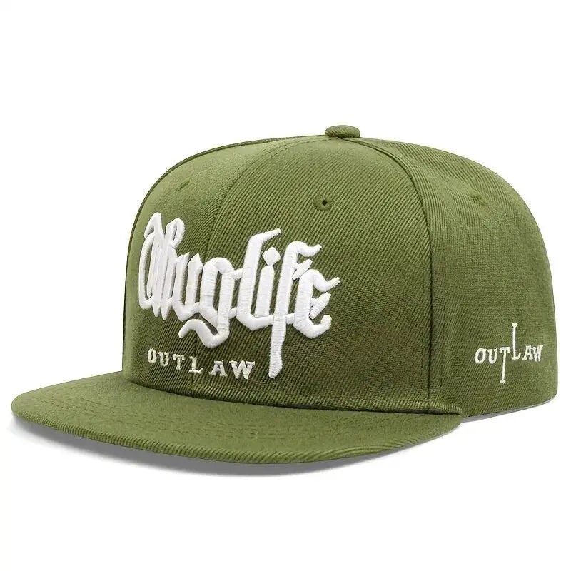 Fashion Fastball Cap Thuglife Embroidery Hip Hop Baseball Hat Snapback For Adults Adjustable Sun Outdoor Casual Bone