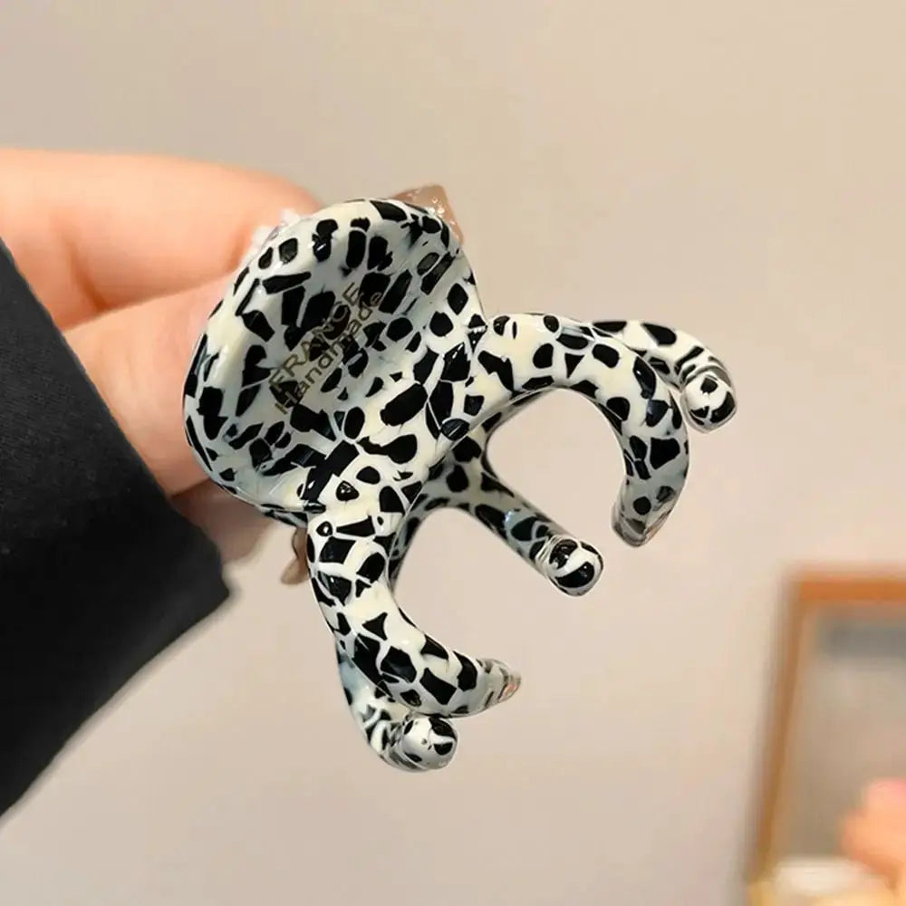 LuxeChic Parisian Hair Claw Clips Elegant Acetate Crab And Shark Clips For Women And Girls Retro Style