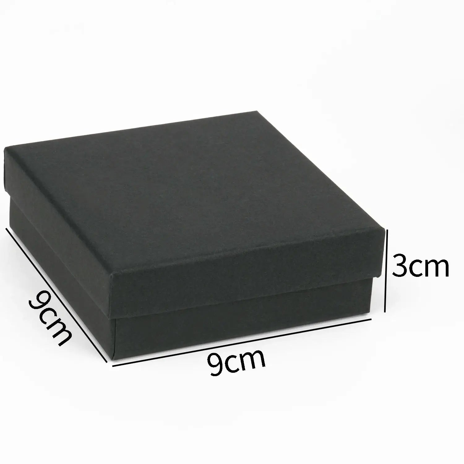 Black Square Jewelry Display Gift Box Organizer for Ring Earring Brooch Necklace Bracelet Engagement Packaging Boxes