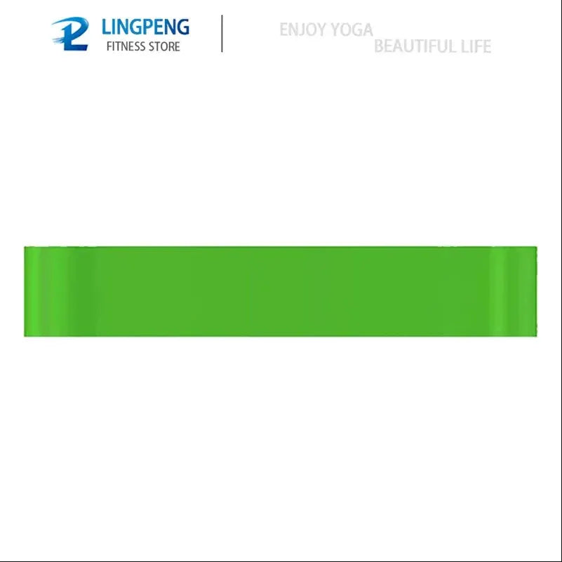 Eco Friendly Natural Latex Elastic Loop Resistance Bands For Yoga, Leg Squats, Dance And General Fitness