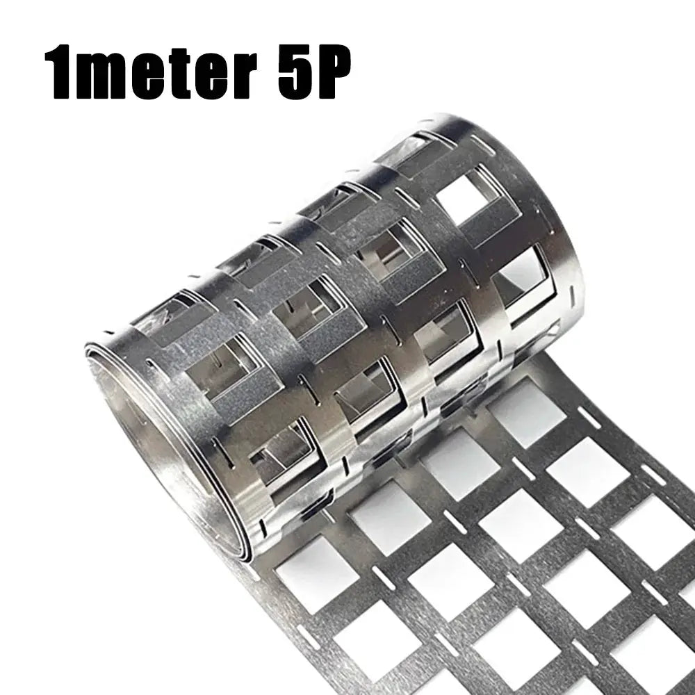 One Meter Nickel Strip 0.15mm Thick by 27mm Wide for 18650 Battery Packs Spot Welding 2P to 7P