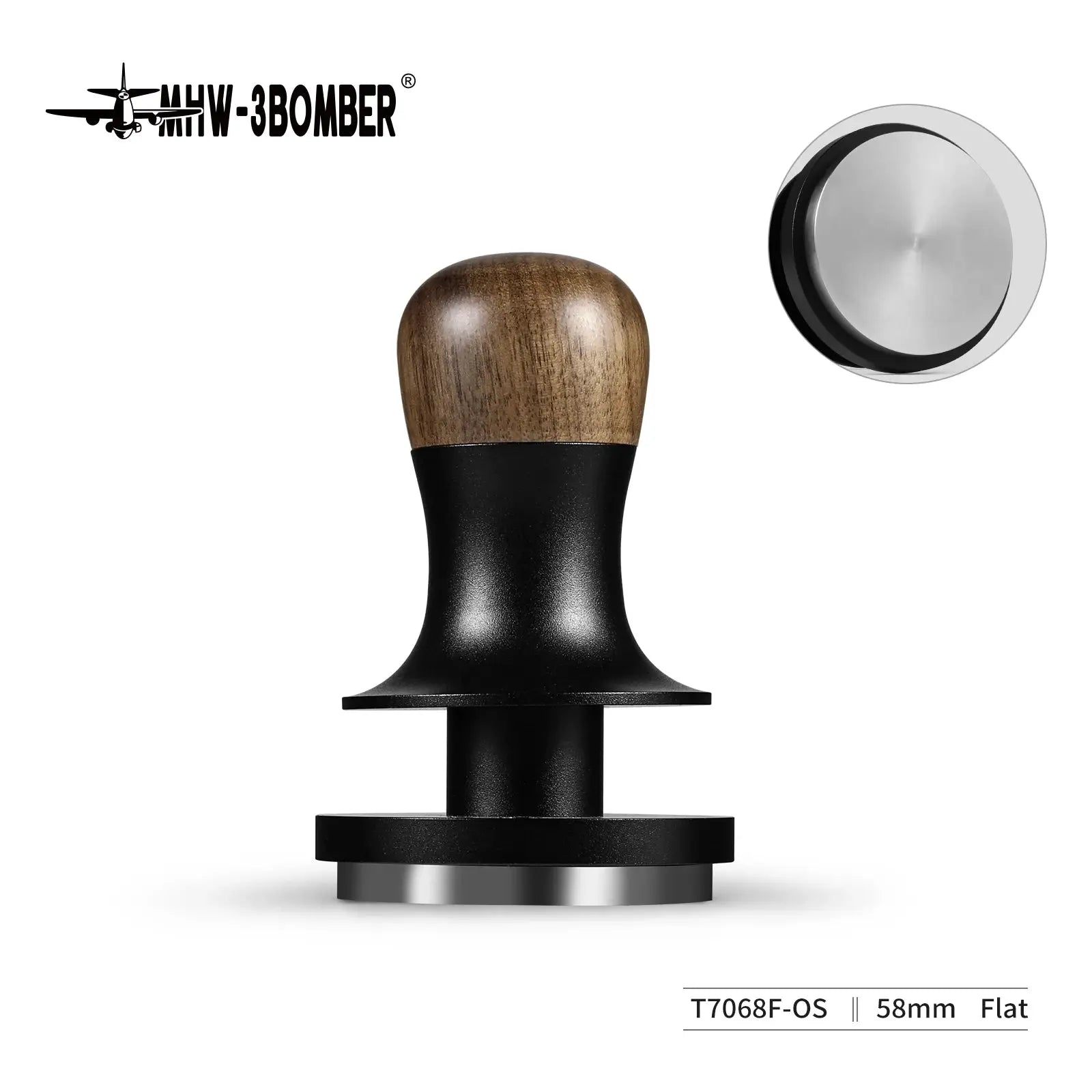 MHW 3 Bomber Constant Pressure Coffee Tamper Set 45.5mm 49.7mm 51mm 53.35mm 58mm 58.5mm Espresso Flat Tampers