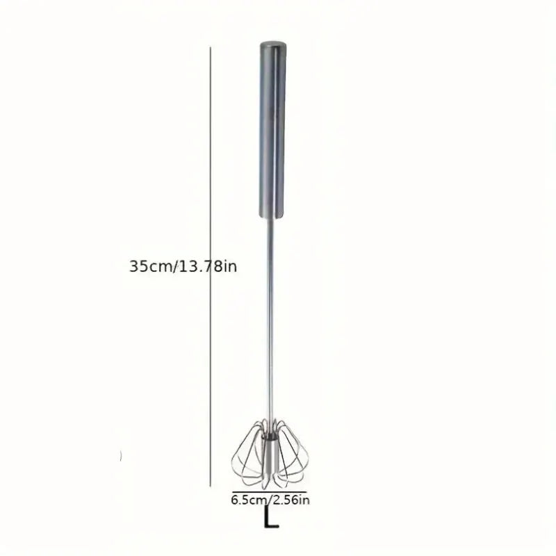 Stainless Steel Egg Beater Semi Automatic Kitchen Mixer For Effortless Egg Beating And Cream Mixing