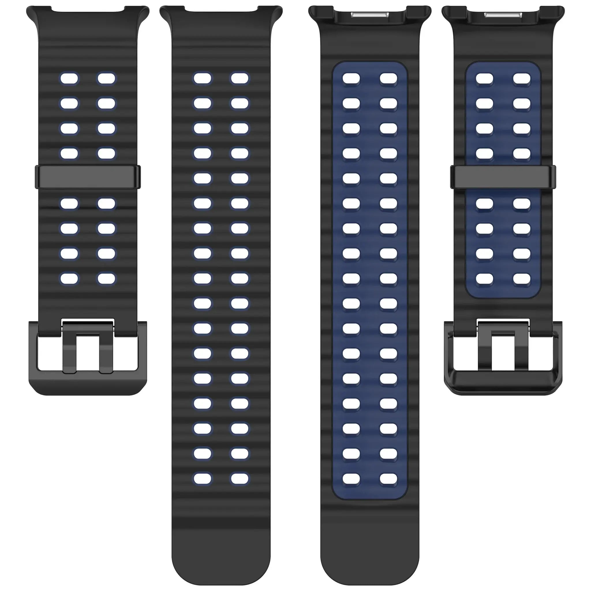 Silicone strap for Samsung Galaxy Watch 8/8 Classic Sport breathable wristband For Galaxy Watch 8 40/44mm Two-Tone silicone band